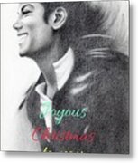 Michael Jackson Christmas Card 2016 - 003 Metal Print