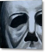 Michael Myers Up Close And Personal Metal Print