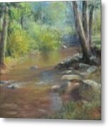 Midsummer Day's Stream Metal Print