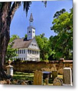 Midway Congregational Church Metal Print