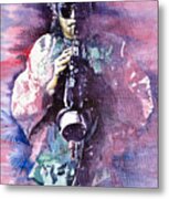 Miles Davis Meditation 2 Metal Print