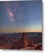 Milky Way At Twilight - Marlboro Point Metal Print