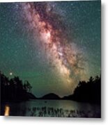 Milky Way Over Eagle Lake Metal Print