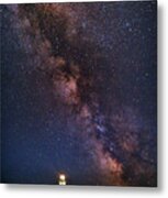 Milky Way Over Montauk Point Metal Print