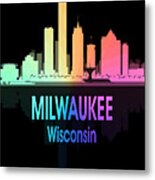 Milwaukee Wi 5 Vertical Metal Print