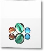 Minimalist Marbles #1 Metal Print