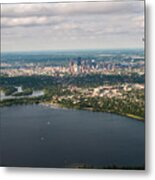 Minneapolis Aerial View 2 Metal Print