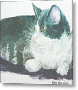 Miss Kitty Metal Print