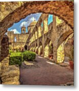 Mission Arches Metal Print