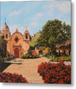 Mission Carmel Metal Print