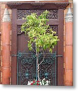 Mission Inn Doorway Metal Print