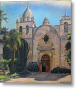 Mission San Carlos In Carmel By The Sea Metal Print