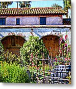 Mission San Juan Capistrano - Garden Arches Metal Print