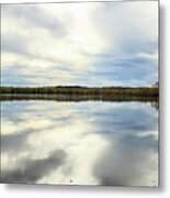 Mississippi River Panorama Metal Print