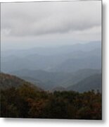 Misty Mountains More Metal Print