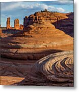 Moab Back Country Panorama 2 Metal Print