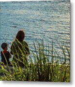 Mother And Son Metal Print