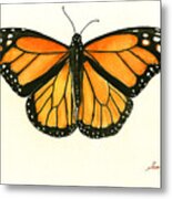 Monarch Butterfly Metal Print