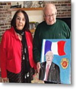 Monsieur Le Maire Et Moi Metal Print