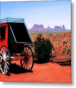 Monument Valley Carriage - Utah / Arizona Metal Print