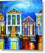 Moon Over New Orleans Metal Print