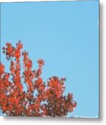 Moon Over October Metal Print