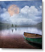 Moonglow On The Lake Metal Print