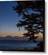 Moonlight At The Beach Metal Print