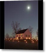 Moonlight Over Dunker Church 96 Metal Print