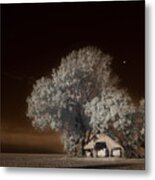 Moonrise Over The Bottoms, October Metal Print
