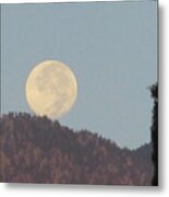 Moonset 3 Metal Print