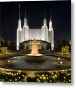 Mormon Temple Metal Print