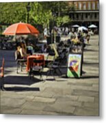 Morning At Jackson Square - New Orleans - 1b Metal Print