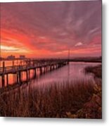 Morning In Souhtport Metal Print