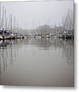 Morning In The Harbor Metal Print