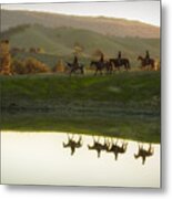 Morning Ride Metal Print