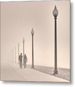 Morning Walk Metal Print