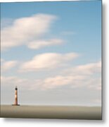Morris Island Lighthouse Color Metal Print