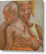 Mother And Child Metal Print