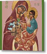 Mother Of God Stone Broke Loose From The Mountain 160 Metal Print