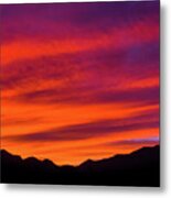 Mount Franklin Purple Sunset Metal Print