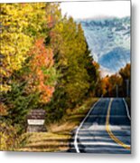 Mount Washington In Autumn Metal Print