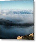 Mount Woodson Clouds Metal Print