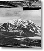 Mountain Flying Alaska Metal Print