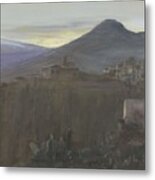 Mountain Landscape In Taormina, Sicily, Italy, Bramine Hubrecht, 1865 - 1913 Metal Print