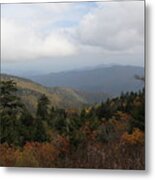 Mountain Ridge View Metal Print