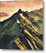 Mountains In The Clouds Metal Print