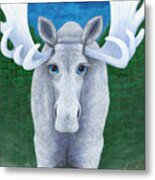 Mr. Moose Metal Print