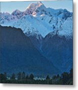 Mt Tasman 2 - New Zealand Metal Print