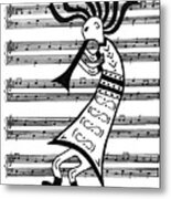 Music Man Kokopelli Metal Print